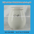 Simple vaso de cerámica vidriada